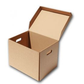 Storage & Archive Box with Hinged Lid Pack of 10